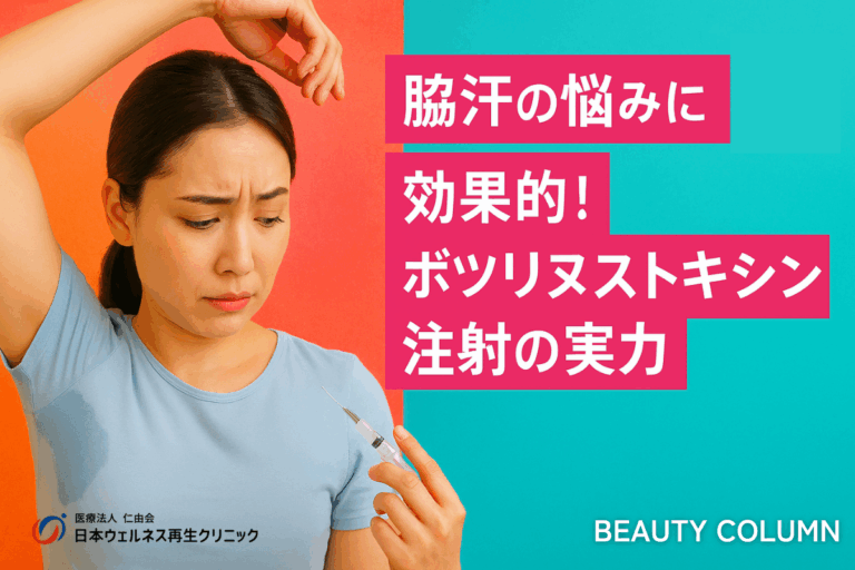 脇汗の悩みに効果的！ボツリヌストキシン注射の実力