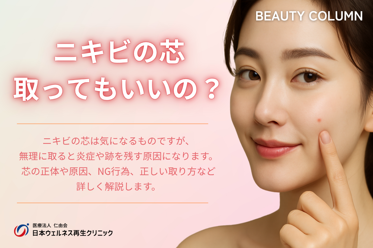 ニキビの芯は取るべき？原因と正しい対処法