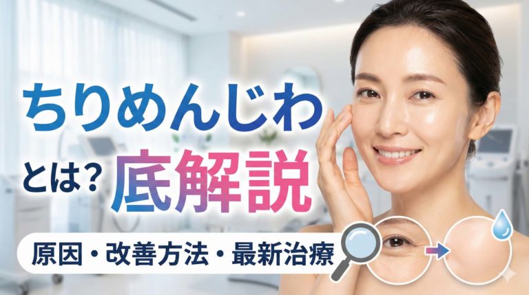 ちりめんじわとは？原因・改善方法・最新治療まで徹底解説