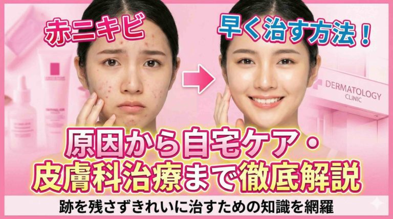 赤ニキビを悪化させないための対処法｜原因から自宅ケア・皮膚科治療まで徹底解説